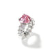Silver/Pink Heart