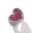 Silver/Pink Stones