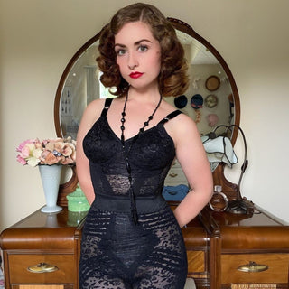 Style 6207 |  No Roll High Waist Lace Thigh Slimmer with Extra Firm Support