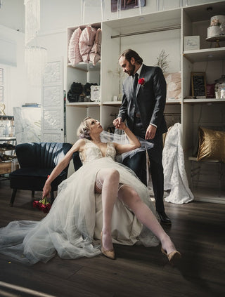 Bridal Brooke LeAnne Thigh Highs. Petite to Plus Size