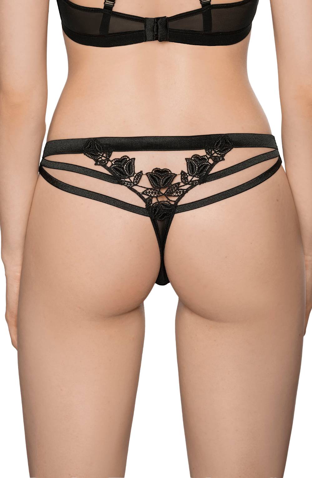 Roza Lisbet Black Thong