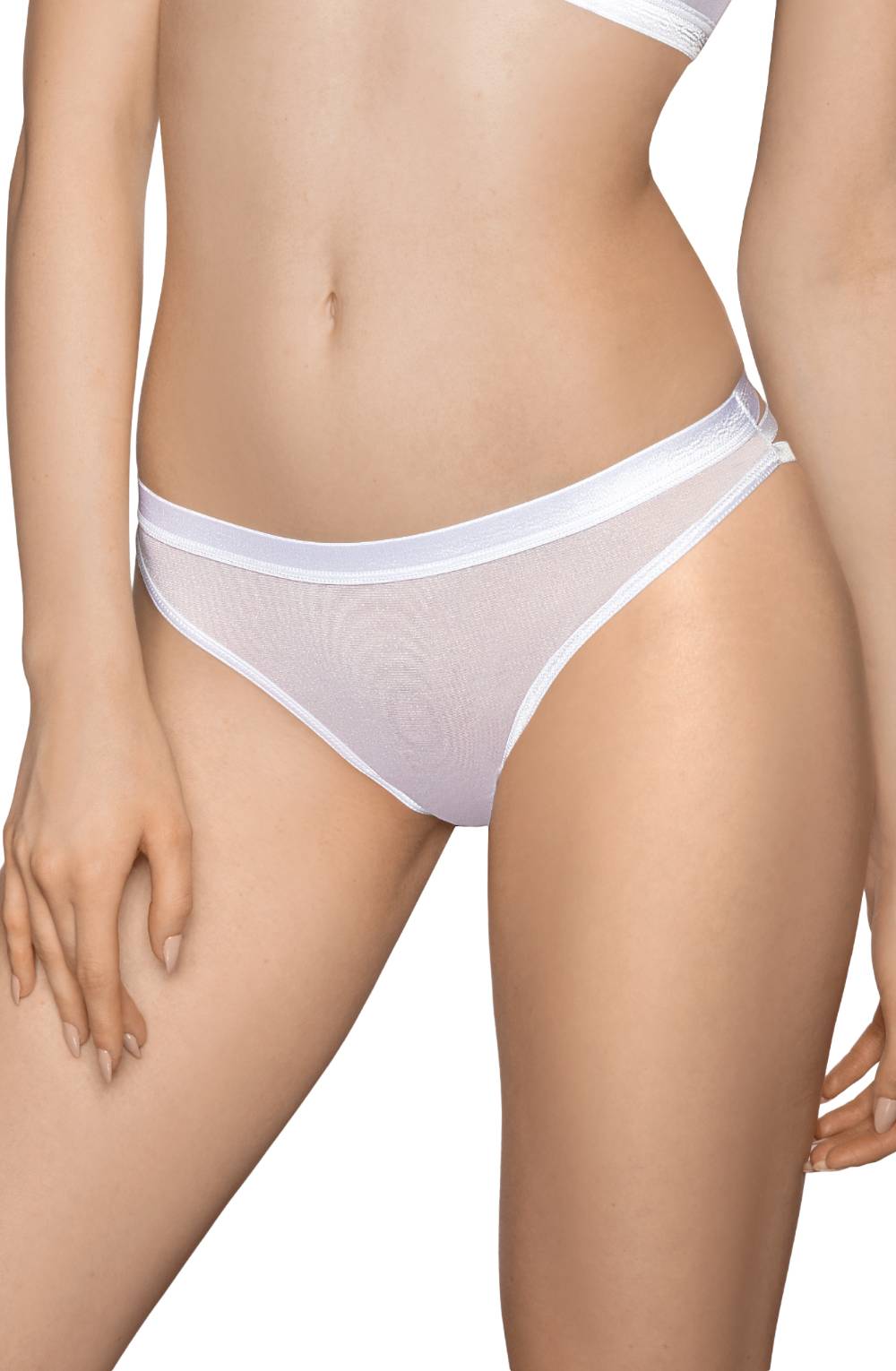 Roza Lisbet White Thong