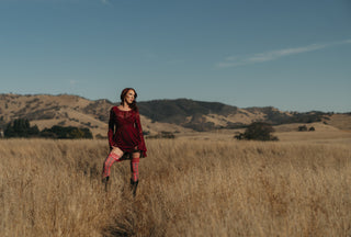 Grace: Red Plaid Thigh Highs. Petite to Plus Size