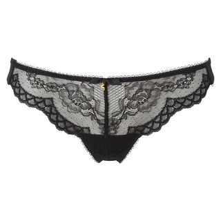 Gossard Superboost Lace Black Sheer Thong Panty