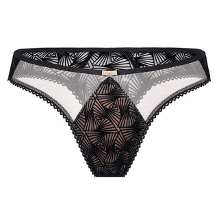 Unikat Zoe Sheer Velvet Thong Panty