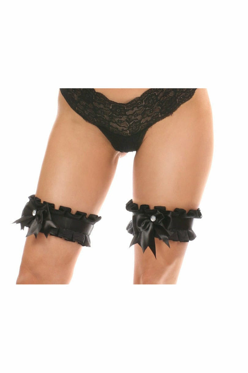 Kitten Collection Black Lace Leg Garters (set of 2)