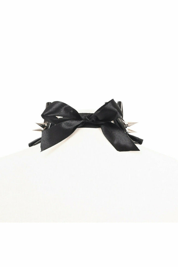 Kitten Collection Black Spike Choker