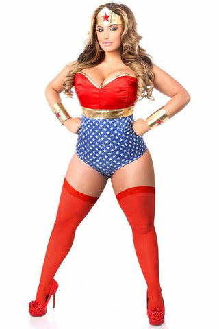 Lavish 3 PC Sexy Superhero Costume - Daisy Corsets