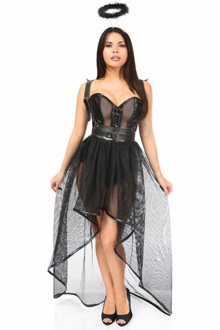 Lavish 4 PC Gothic Angel Costume - Daisy Corsets