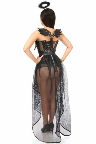 Lavish 4 PC Gothic Angel Costume - Daisy Corsets