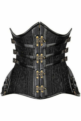 Top Drawer CURVY Steampunk Steel Double Boned Under Bust Corset - Daisy Corsets