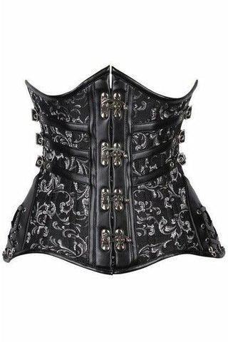 Top Drawer CURVY Steampunk Steel Double Boned Under Bust Corset - Daisy Corsets