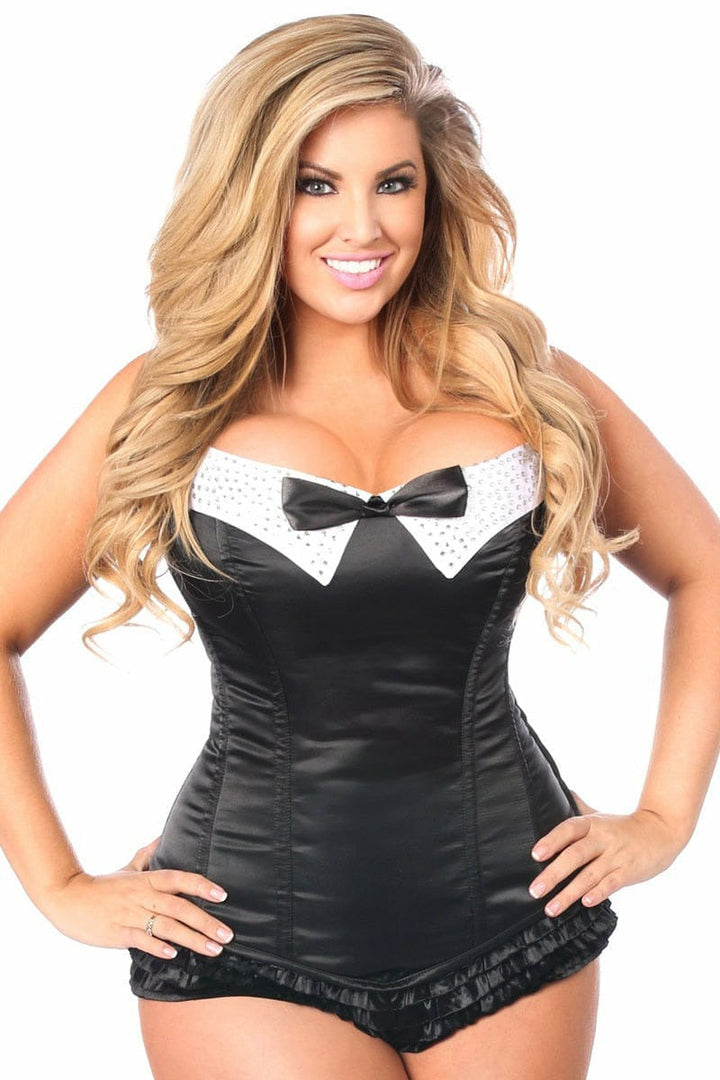 Top Drawer Formal Tuxedo Steel Boned Overbust Corset