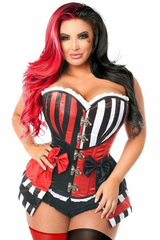 Top Drawer 3 PC Jokester Villian Corset Costume - Daisy Corsets