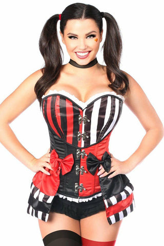 Top Drawer 3 PC Jokester Villian Corset Costume - Daisy Corsets