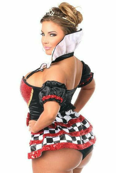 Top Drawer 6 PC Royal Red Queen Corset Costume - Daisy Corsets